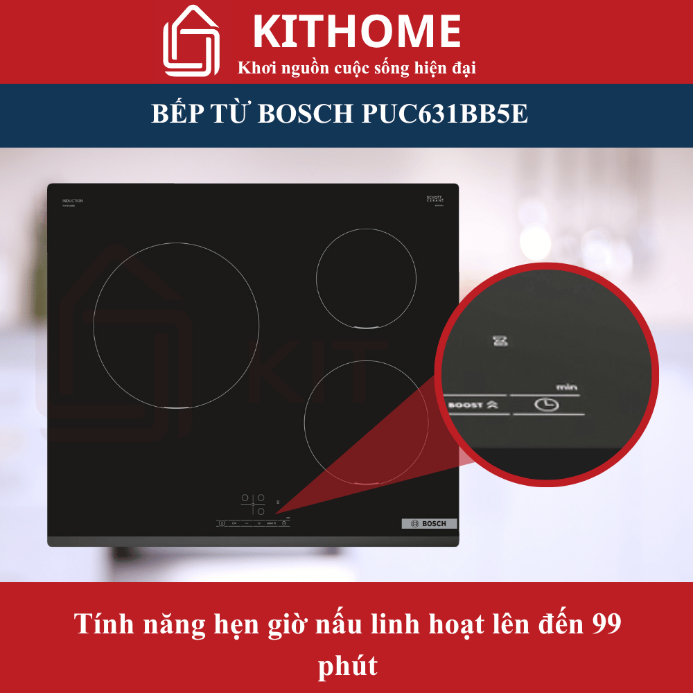 Bếp từ Bosch PUC631BB5E 5 Bếp từ Bosch PUC631BB5E - Ảnh 5